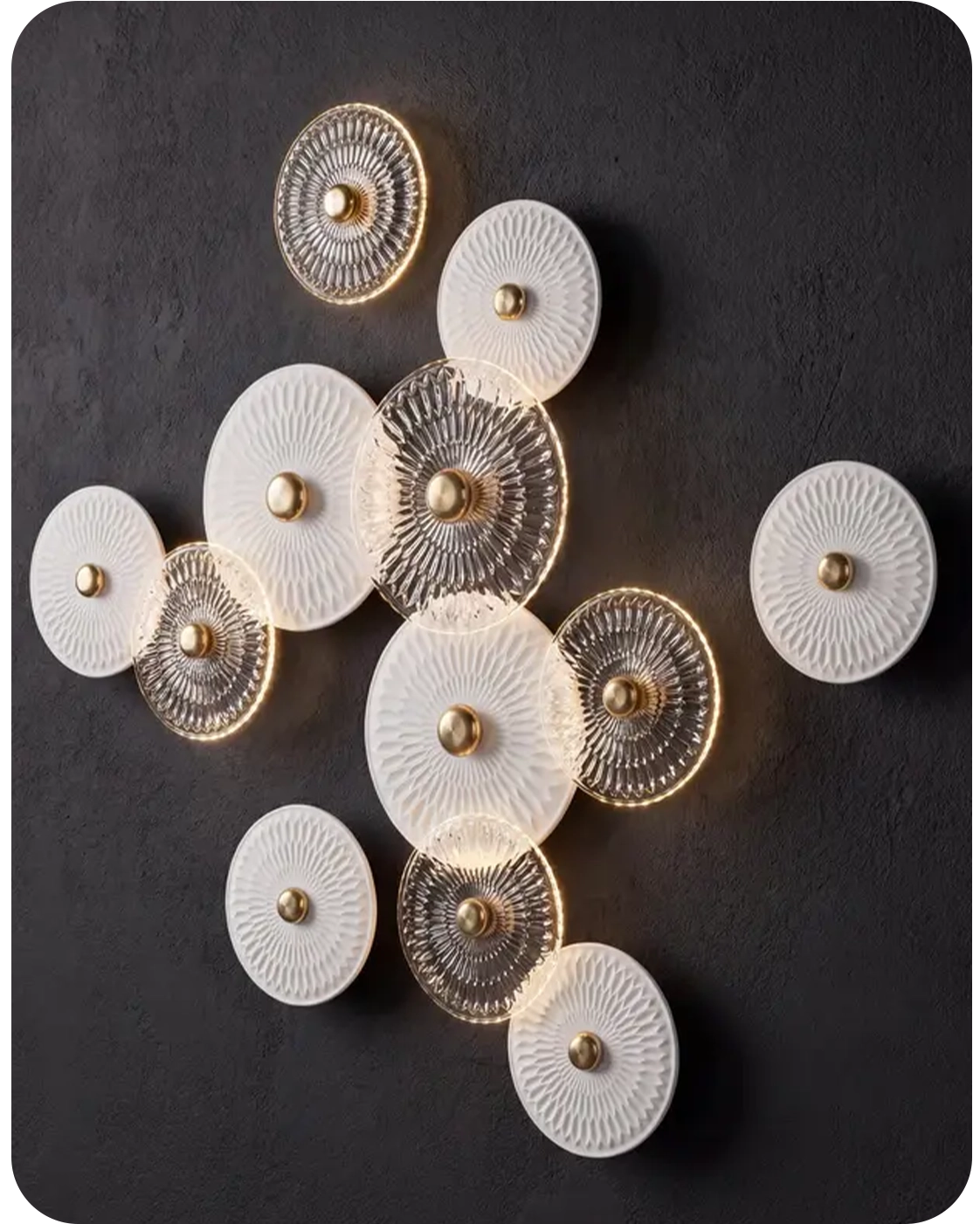 نورپردازی اسکالپچر دیواری اُربیت | Orbit Wall Light Sculpture - تصویر 2
